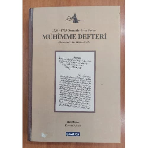 1734 - 1735 Osmanlı - İran Savaşı Mühimme Defteri Ciltli