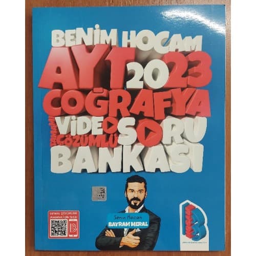 Benim Hocam Yayınları 2023 AYT Coğrafya Video Çözümlü Soru Bankası Sorular işaretlenmemiş