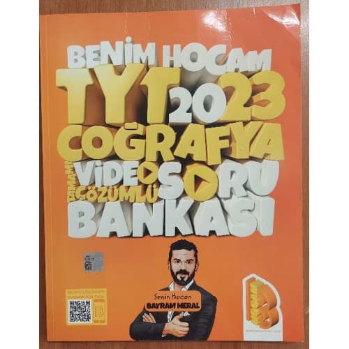 Benim Hocam Yayınları 2023 TYT Coğrafya Tamamı Video Çözümlü Soru Bankası