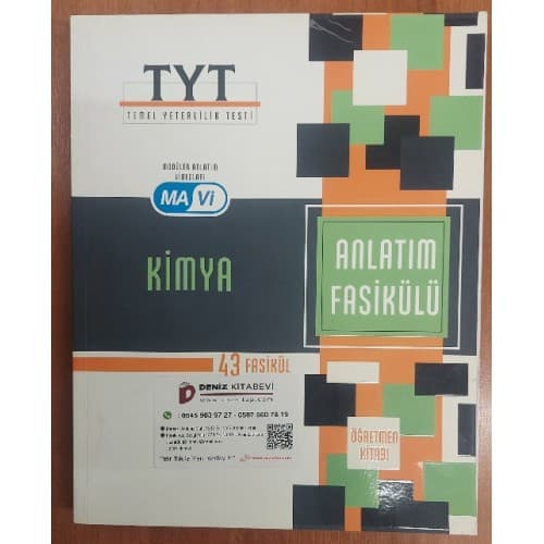 TYT KİMYA 43 FASİKÜL ANLATIM FASİKÜLÜ