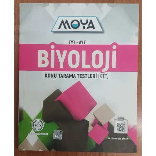 MOYA YAYINLARI TYT AYT BİYOLOJİ KONU TARAMA TESTLERİ - Testler çözülmemiş