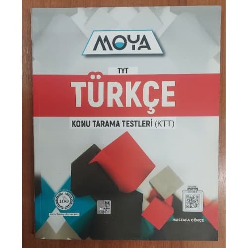 Moya Yayınları TYT TÜRKÇE KTT (Konu Tarama Testleri)