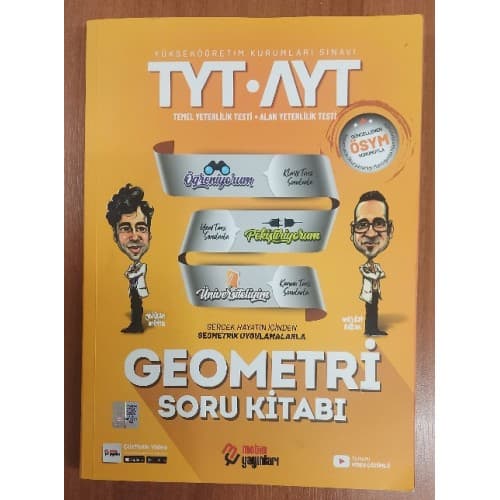 TYT AYT Geometri Soru Kitabı Metin Yayınları