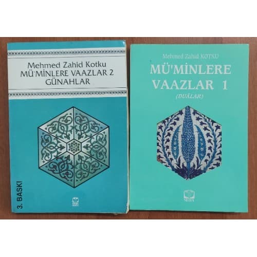 Mü'minlere Vaazlar 1 ve 2.Kitap (Dualar-Günahlar)