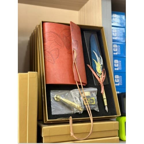 Özel Ciltli Defter ve Divit Takımı