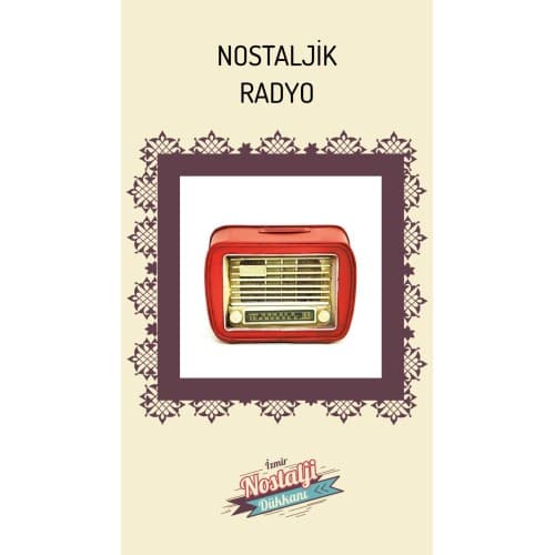 Dekoratif Metal Radyo Kumbara